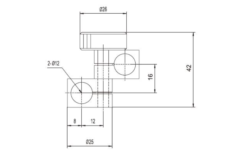 PG03-12交叉桿架，可以將2 根接桿按所需任意角度組合在一起